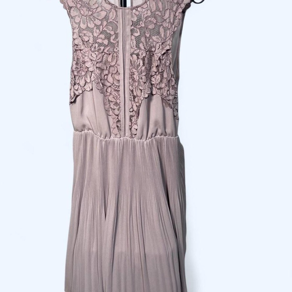 H&M soft pink lace dress size 12